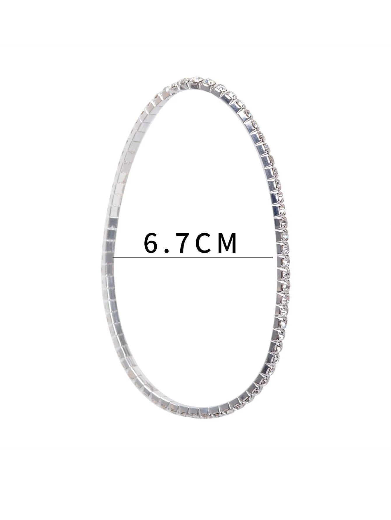 1pc Women Sexy Clear Shining Crystal Rhinestone Gold/Silver Color Anklet Chain Ankle Bracelets Foot Wedding Jewelry